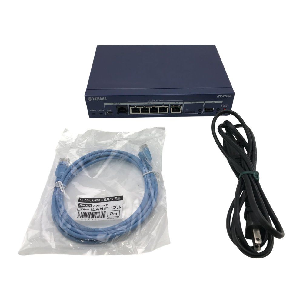 ヤマハ USB ギガアクセスVPNルーター dual_band RTX830 - メルカリ