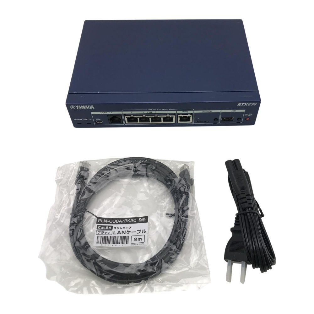 ヤマハ USB ギガアクセスVPNルーター dual_band RTX830 - メルカリ
