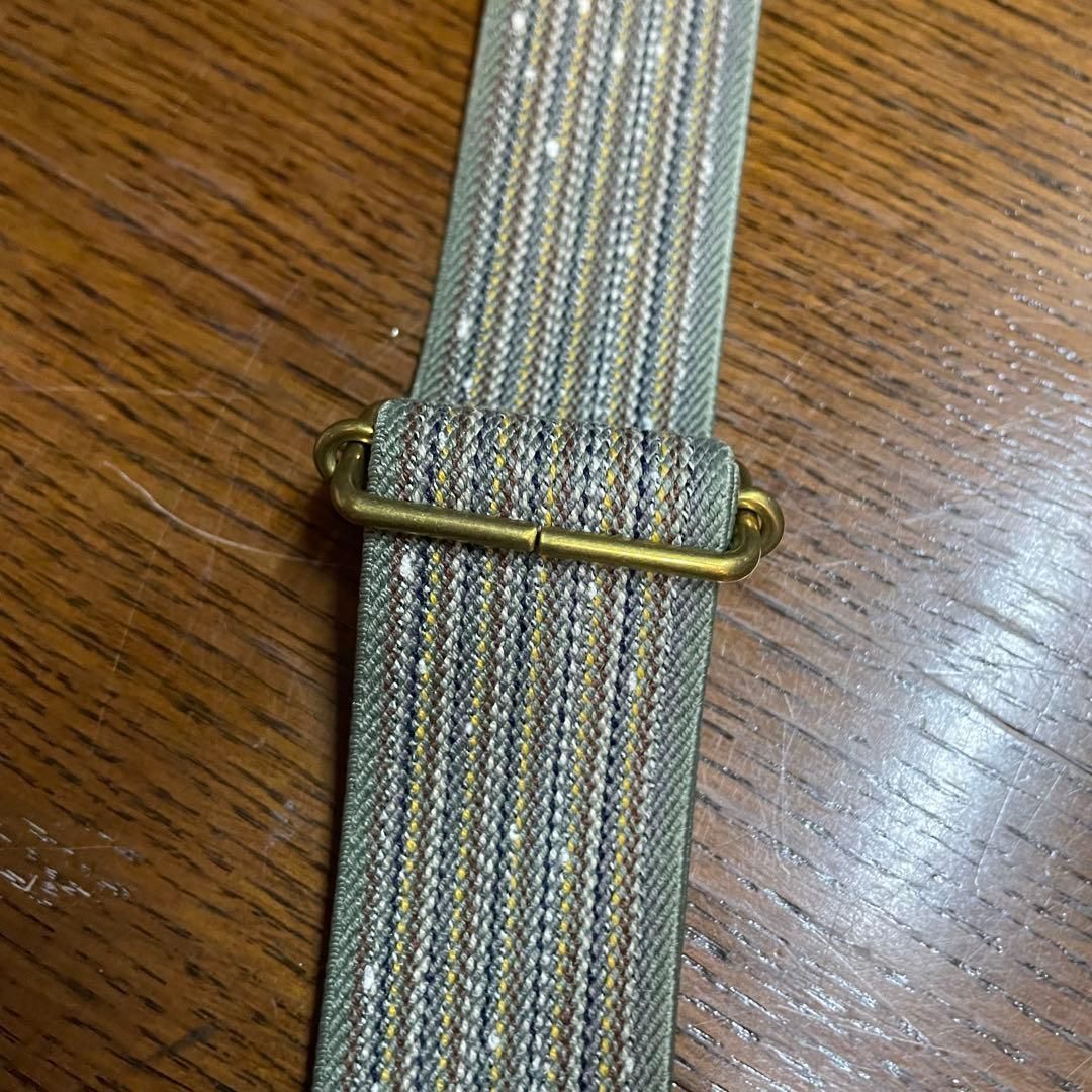 新品 アートブラウン ホーウィン クロムエクセルレザー サスペンダー