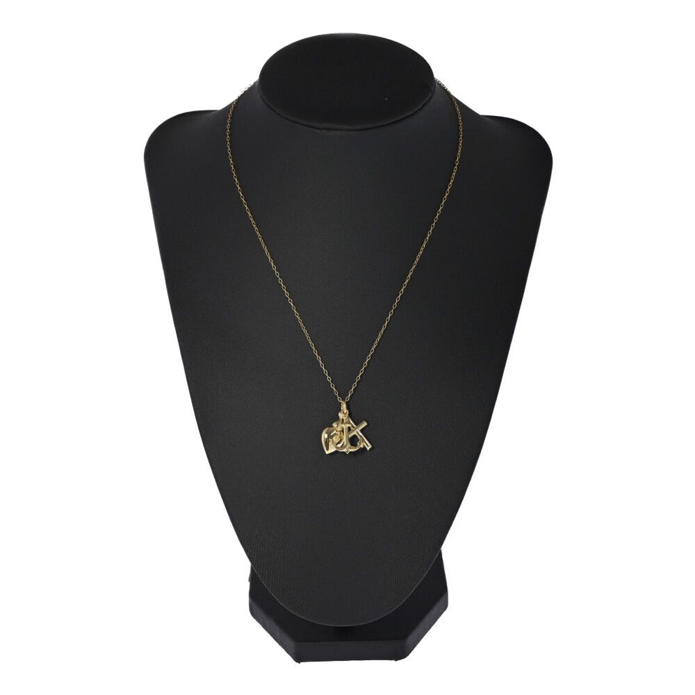 UNOAERRE ウノアエレ Italy製 ハート クロス 錨モチーフ チャーム