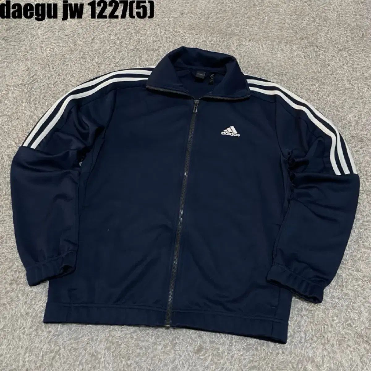 アディダス 3本線 トラック ジャケット ネイビー S 1227 - メルカリ