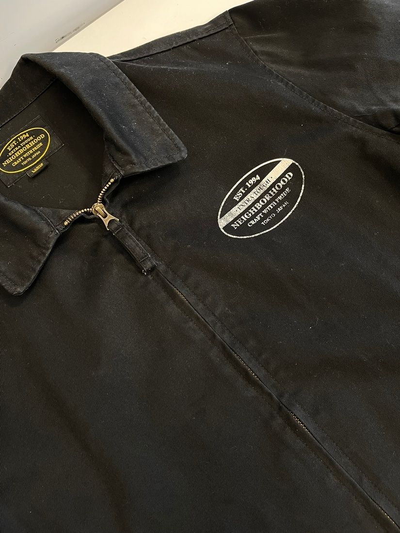ネイバーフッド NEIGHBORHOOD KENDALL WORK C-JKT バックプリント 黒