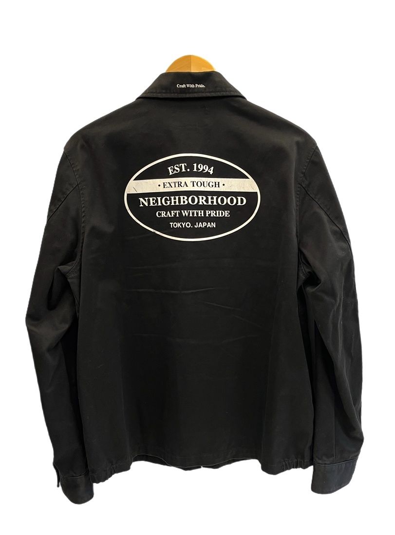 ネイバーフッド NEIGHBORHOOD KENDALL WORK C-JKT バックプリント 黒