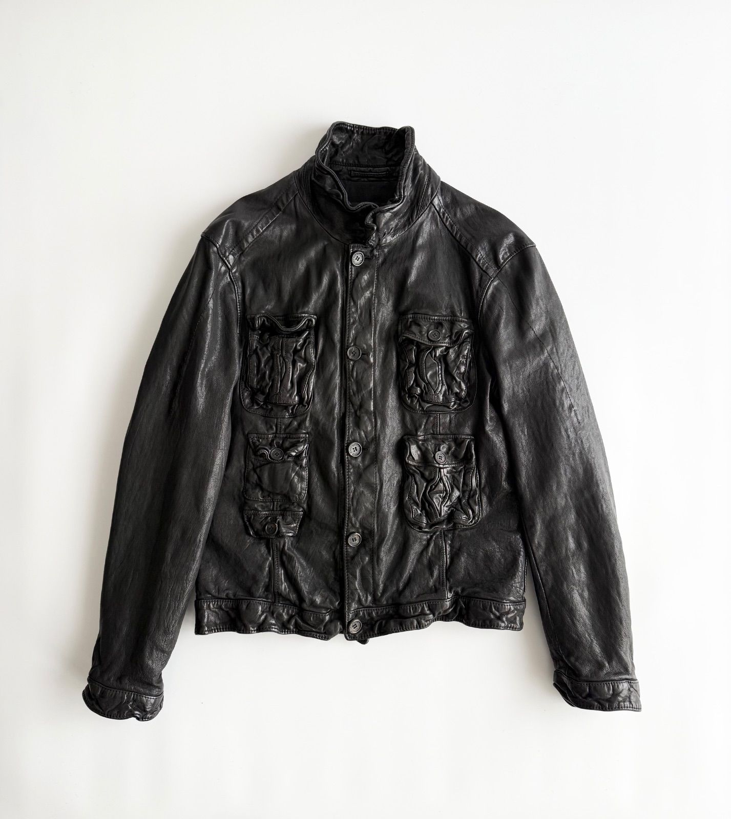 FW2005 NEIL BARRETT LEATHER JACKET ニールバレット archive
