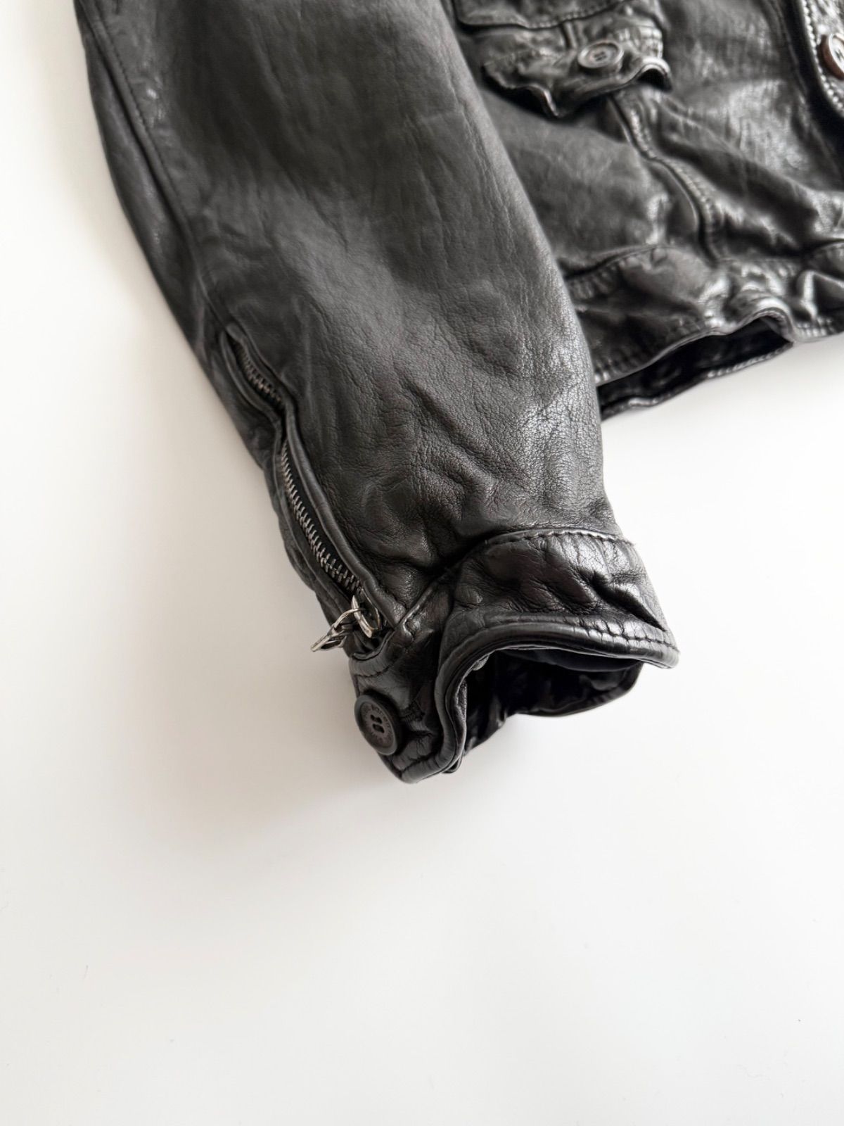 FW2005 NEIL BARRETT LEATHER JACKET ニールバレット archive