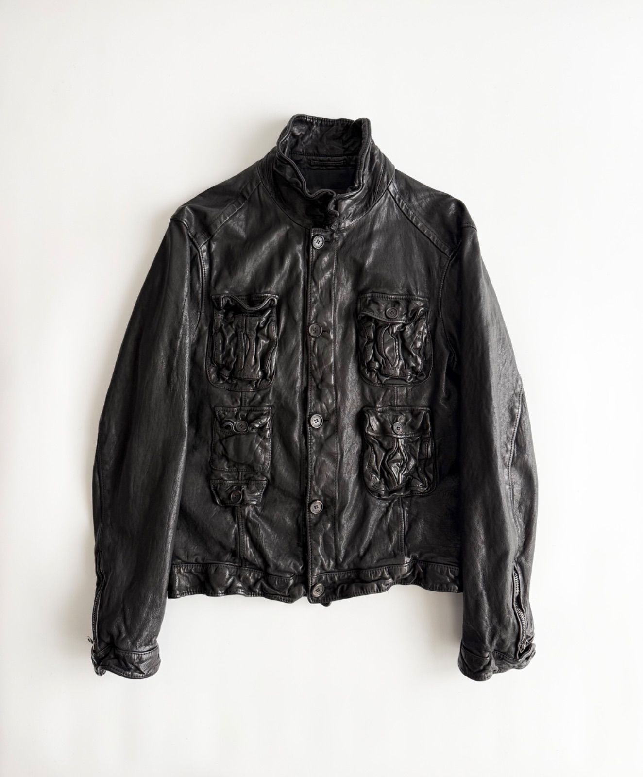 FW2005 NEIL BARRETT LEATHER JACKET ニールバレット archive