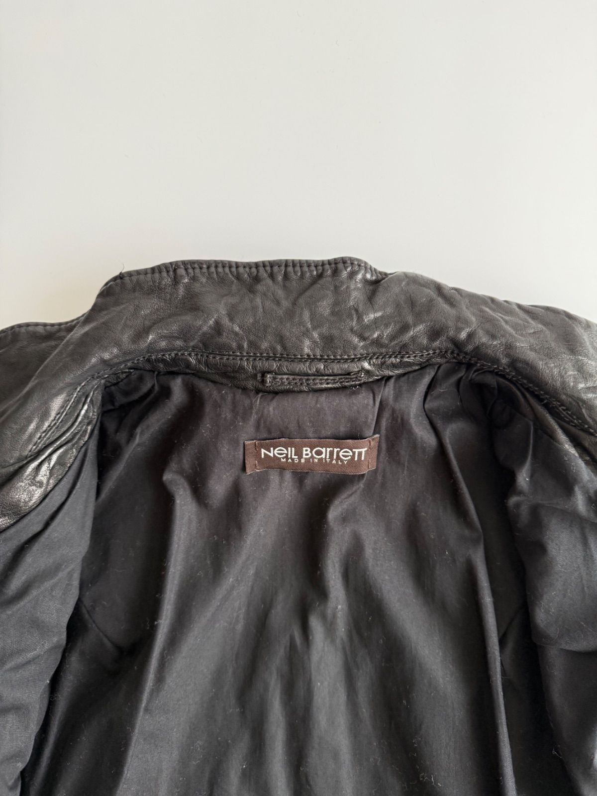 FW2005 NEIL BARRETT LEATHER JACKET ニールバレット archive