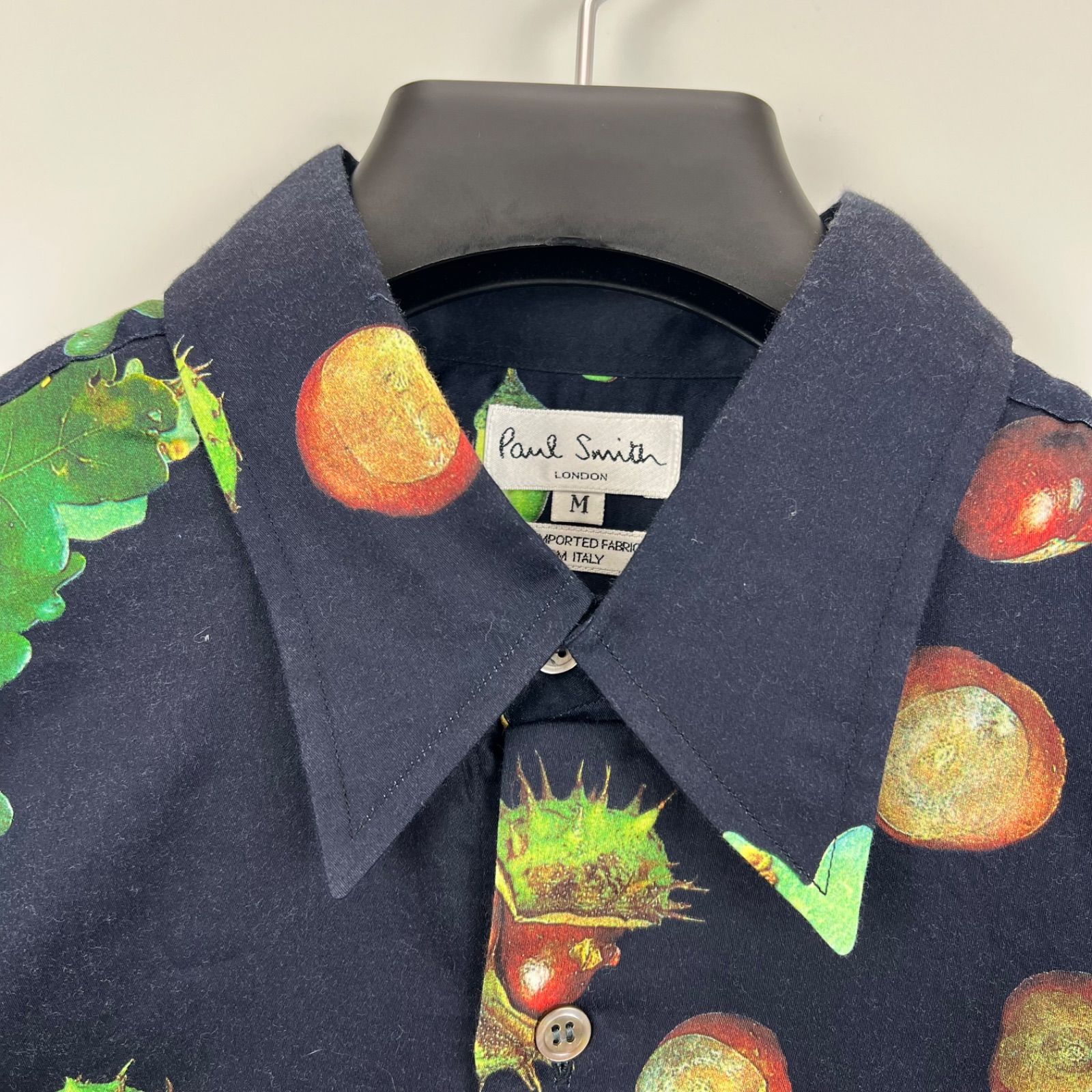 25年Paul Smith　ペイズリーボタニカルインディゴシャツ新品未使用 ジオメトリックボタニカル シャツ（253641901U） | Paul