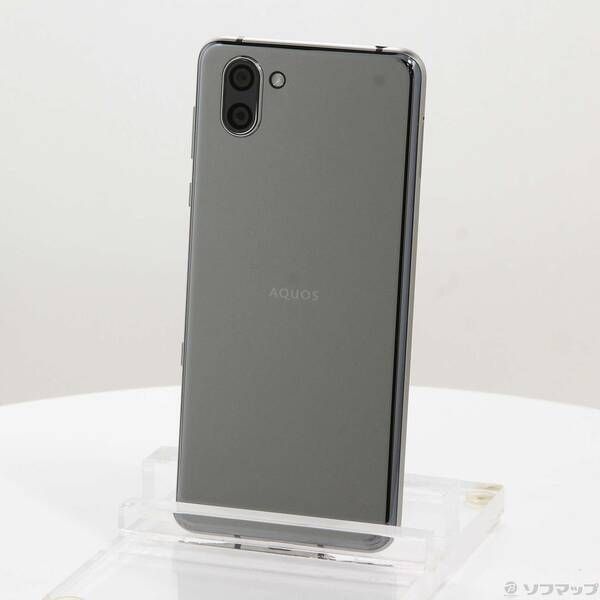中古品〕 AQUOS R3 128GB プレミアムブラック 808SH SoftBank【269