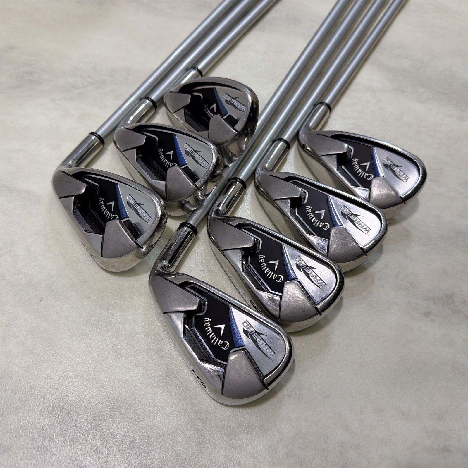 良品 Callaway WARBIRD 右利き 5-PW.SW 7本 アイアンセット IR