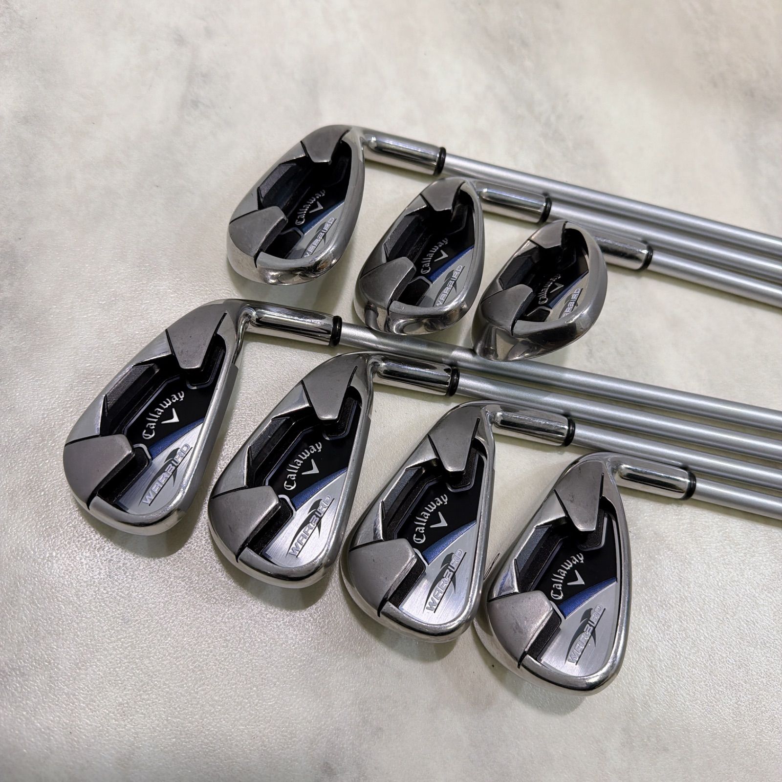 良品 Callaway WARBIRD 右利き 5-PW.SW 7本 アイアンセット IR