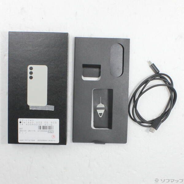 中古品〕 Galaxy S23 FE 256GB クリーム SCG24 au SIMフリー【258