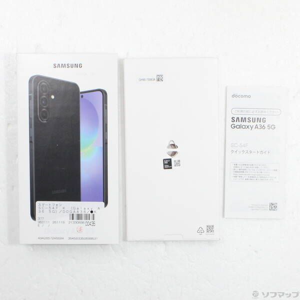 中古品〕 Galaxy A36 5G 128GB オーサムブラック SC-54F docomo SIM