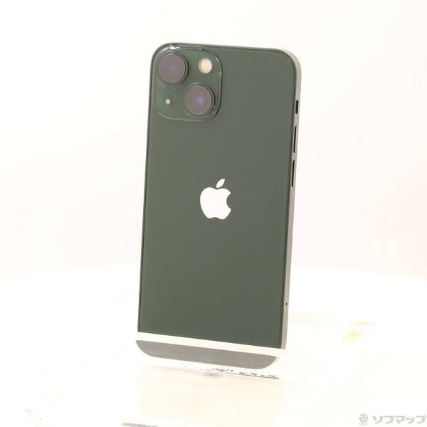 中古品〕 iPhone13 mini 256GB グリーン MNFD3J／A SIMフリー【198