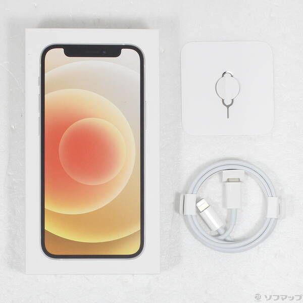 中古品〕 iPhone12 mini 64GB ホワイト MGA63J／A SIMフリー【262