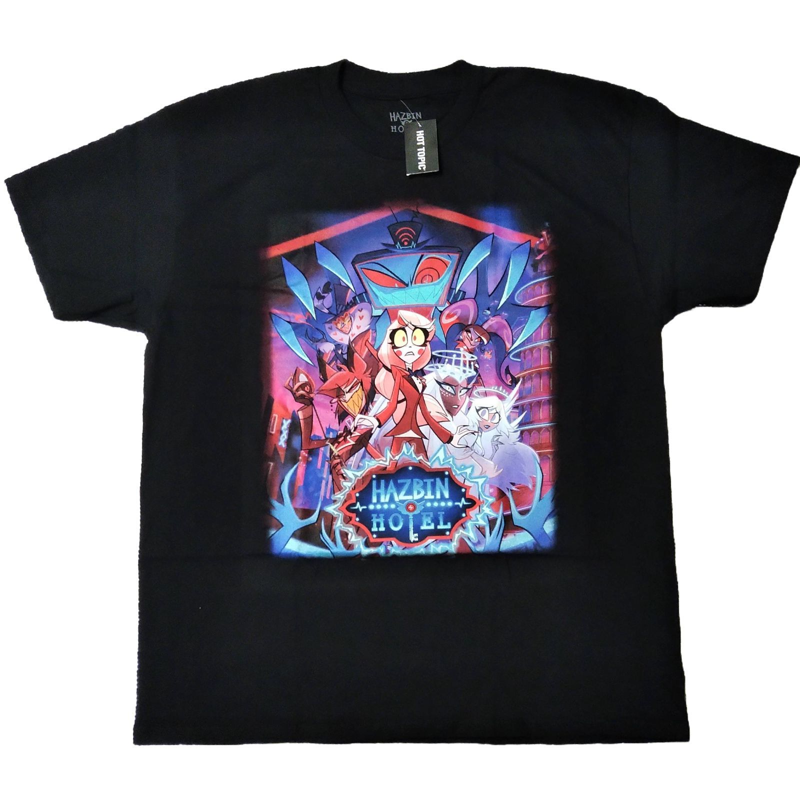 ハズビンホテル Tシャツ XL 黒 アニメT hazbin hotel 新品 * - メルカリ