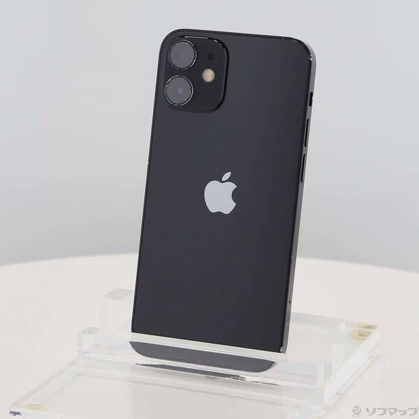 中古品〕 iPhone12 mini 64GB ブラック MGA03J／A SIMフリー【262