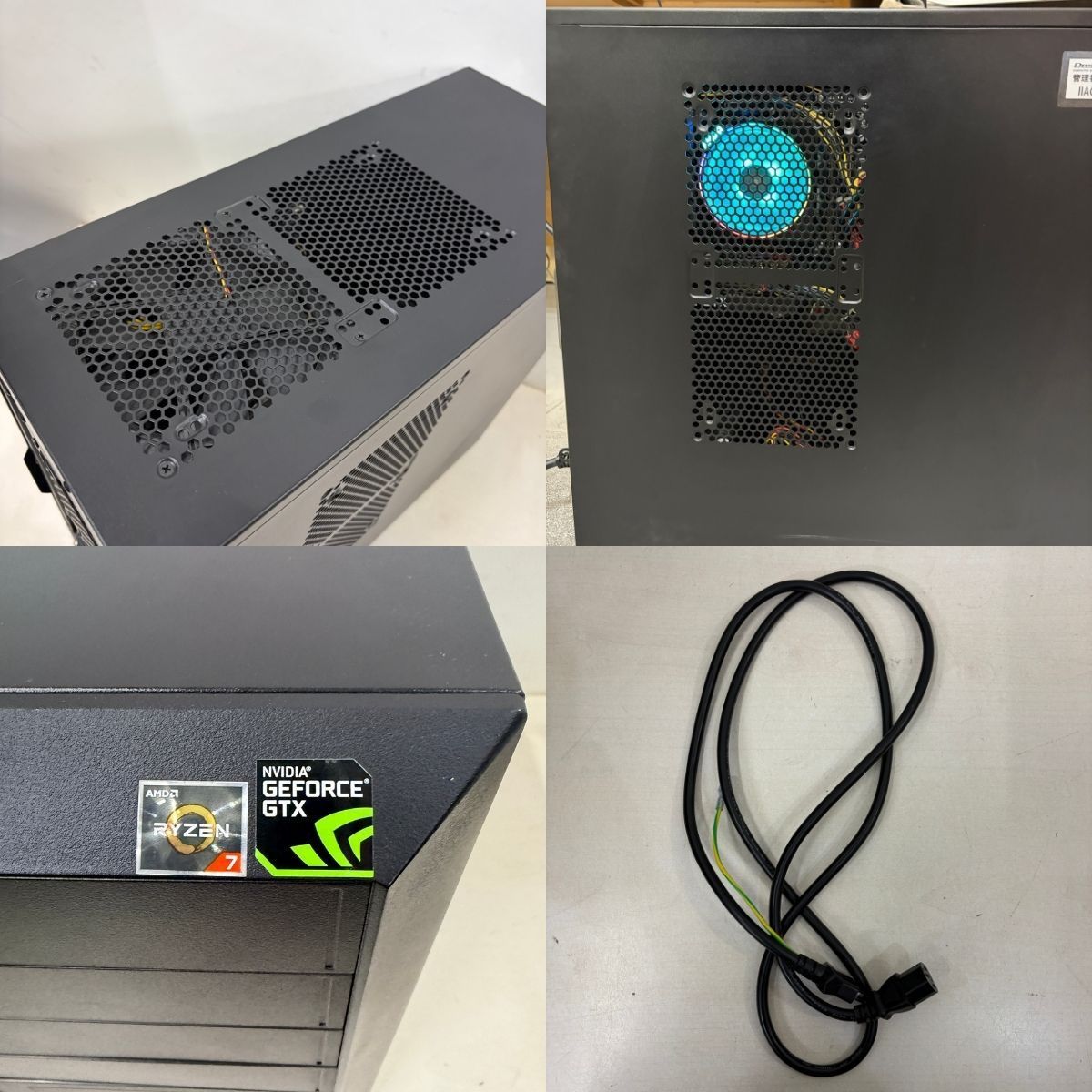 動作確認済】 ゲーミングPC Ryzen7 3700X GTX1660SUPER 16GB SSD2TB