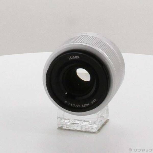 中古品〕 LUMIX G 25mm／F1.7 ASPH. シルバー【269】 - メルカリ