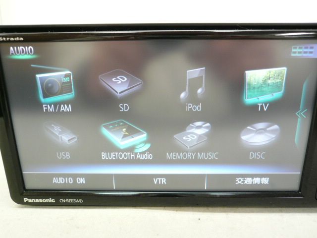 中古】 2026年度版 パナソニック ストラーダ CN-RE03WD メモリーナビ