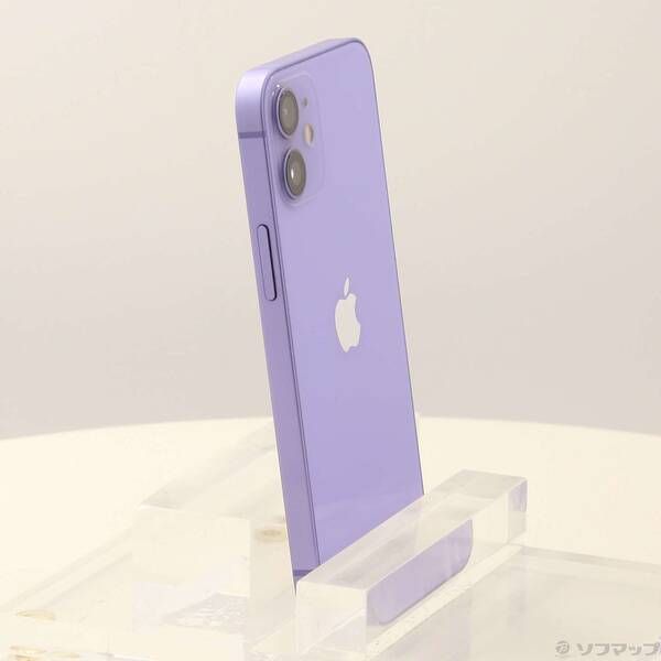 中古品〕 iPhone12 mini 128GB パープル MJQD3J／A SIMフリー【262