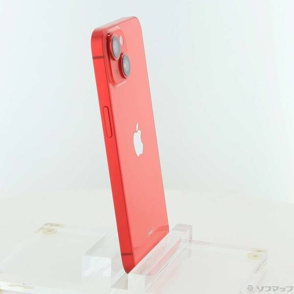 中古品〕 iPhone14 128GB プロダクトレッド MPV93J／A SIMフリー【344