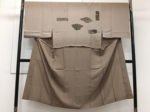 平和屋着物□男性 長襦袢 無双仕立て 吉祥文 暈し染め 金彩 正絹 逸品