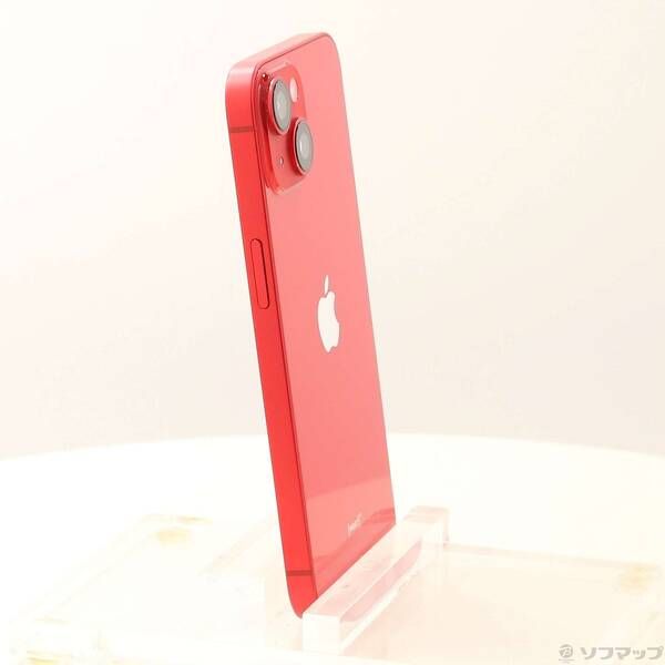 中古品〕 iPhone14 128GB プロダクトレッド MPV93J／A SIMフリー【198