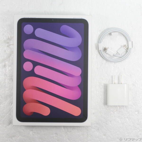 中古品〕 iPad mini 第6世代 256GB パープル MK8K3J／A SIMフリー【377