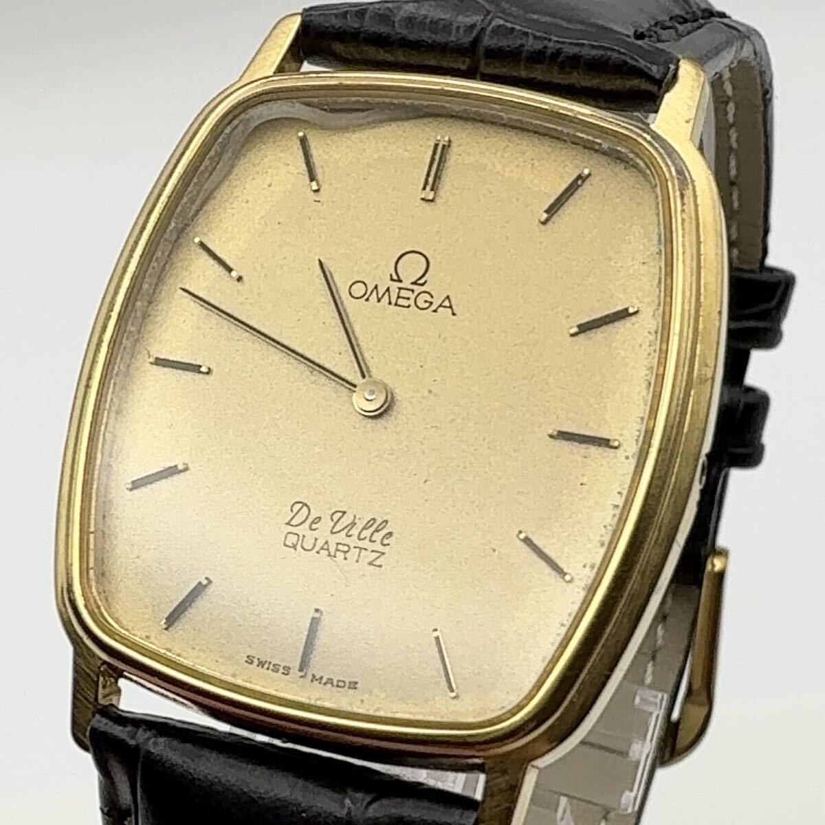 オメガ デビル メンズ腕時計 ジャンク品 OMEGA オメガ De Ville デビル メンズ プッシュ式 腕時計 / Wristwatch