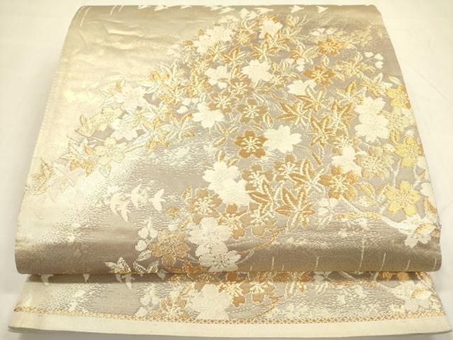 平和屋1□六通柄袋帯 絢錦 洋華文 青銅箔 逸品 pn4312 | PARADIS.MD