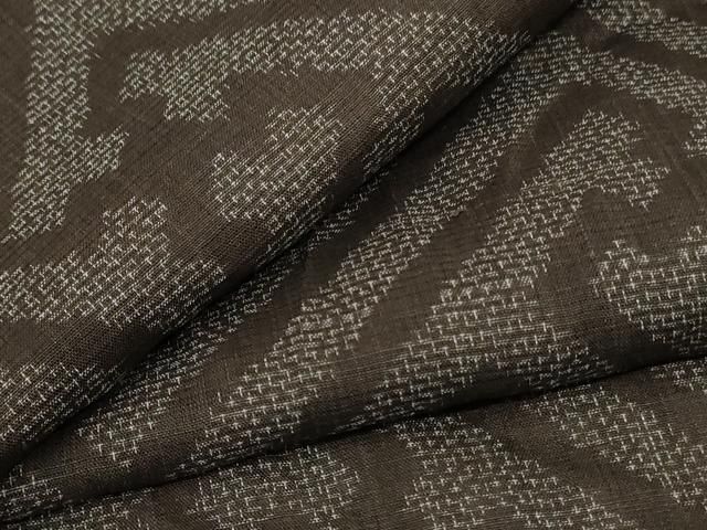 平和屋着物＊夏物 石川県指定無形文化財 能登上布 本麻手織上布 工字