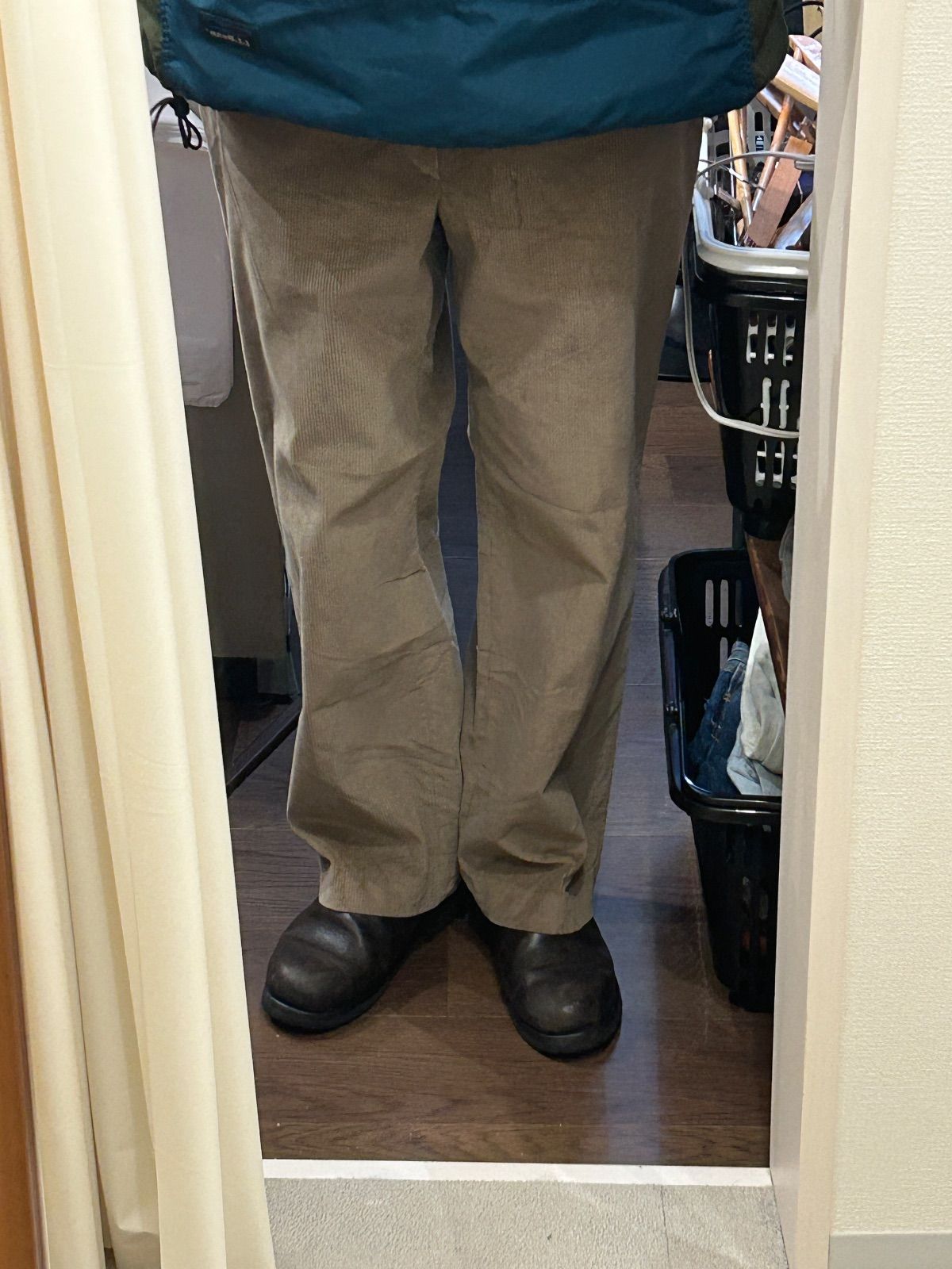 A-1636Y-269 HAGGAR CASUALS HAGGAR ハガー ヴィンテージ コーデュロイパンツ コーデュロイ ノータック カジュアルパンツ ブラウン系 アメリカ製 サイズW36L30