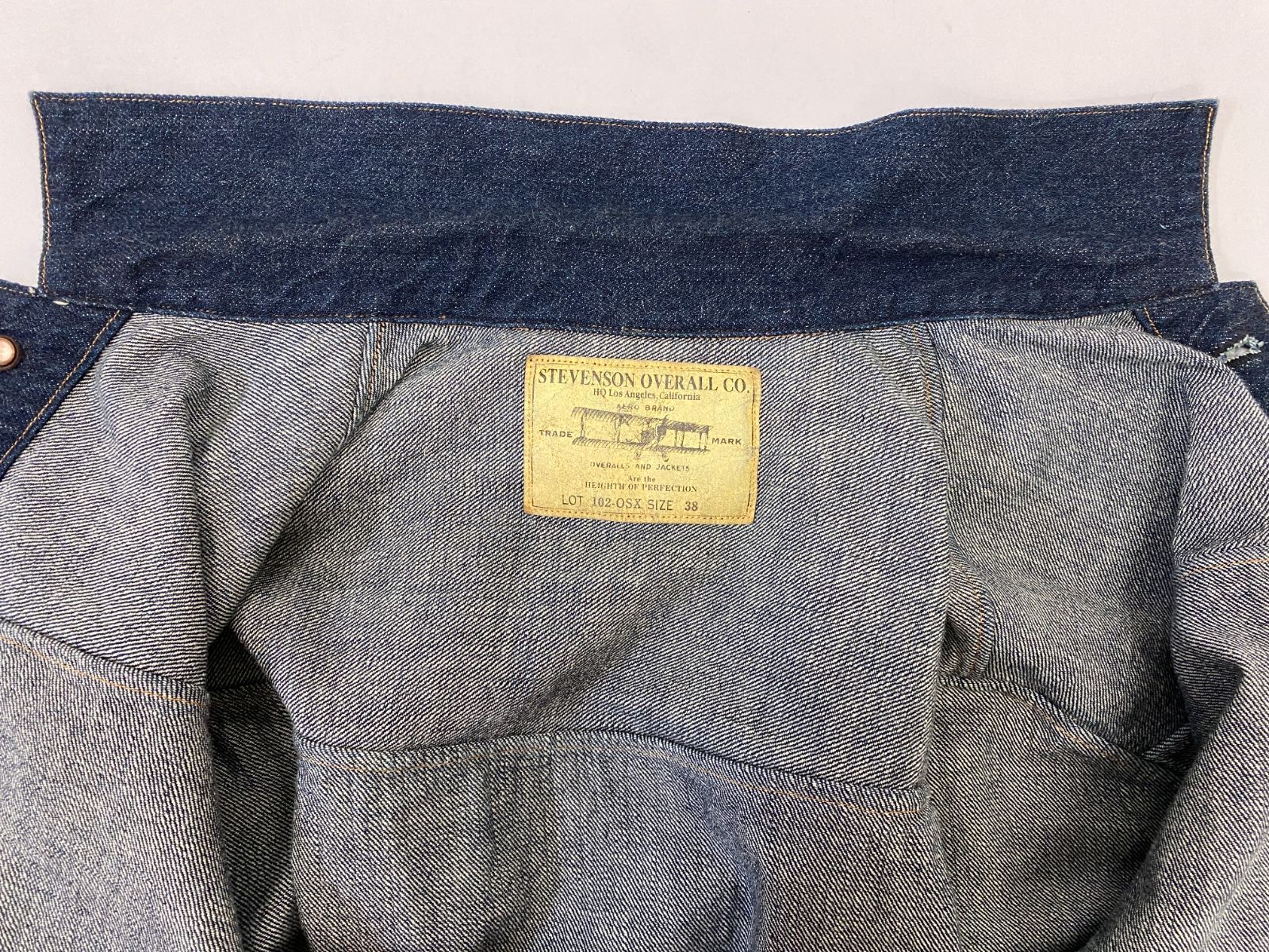 STEVENSON OVERALL デニムジャケット 102-OSX 【M128-20251227-04KS