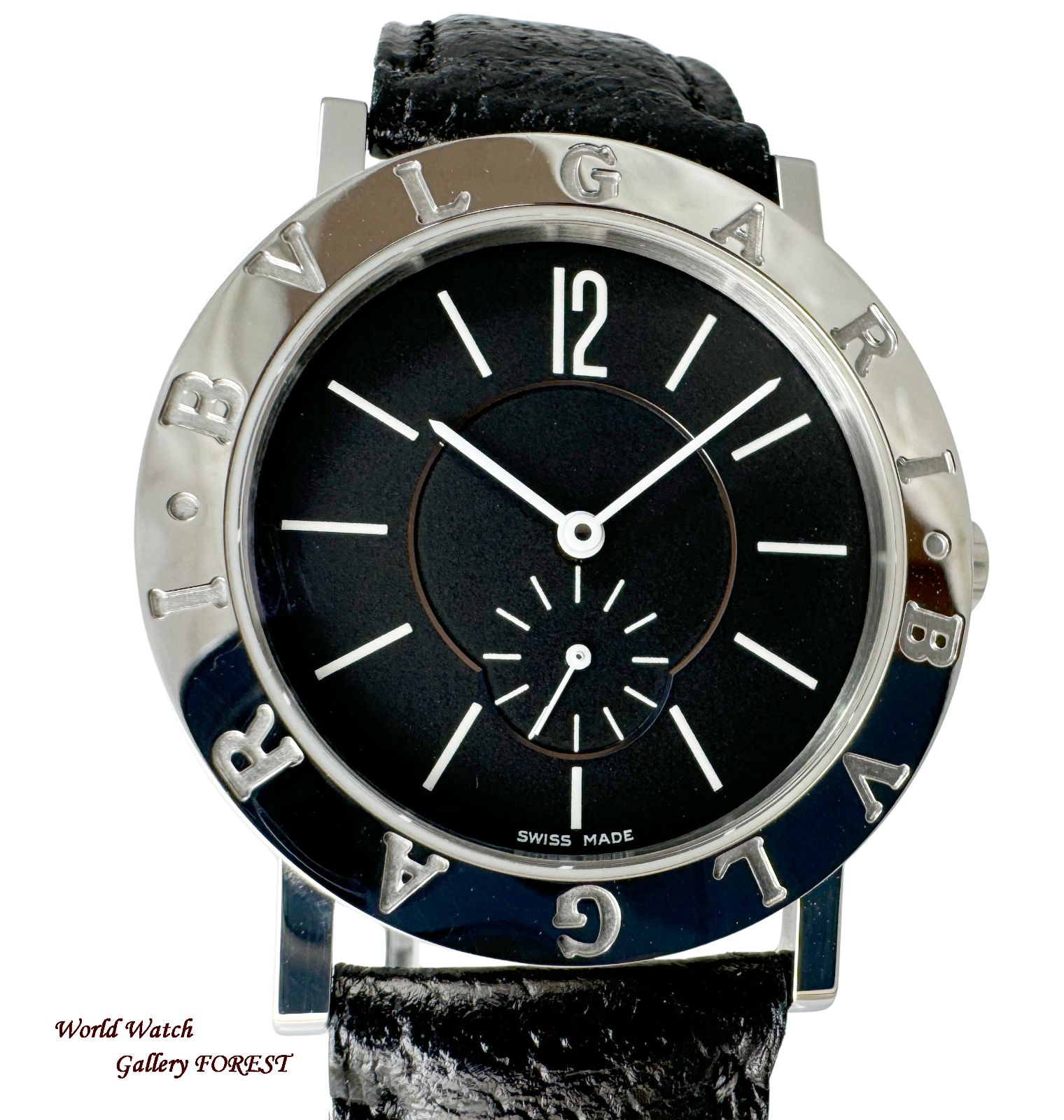 ブルガリ BVLGARI BB33SL NPS ブルガリブルガリ 黒 クオーツ 中古