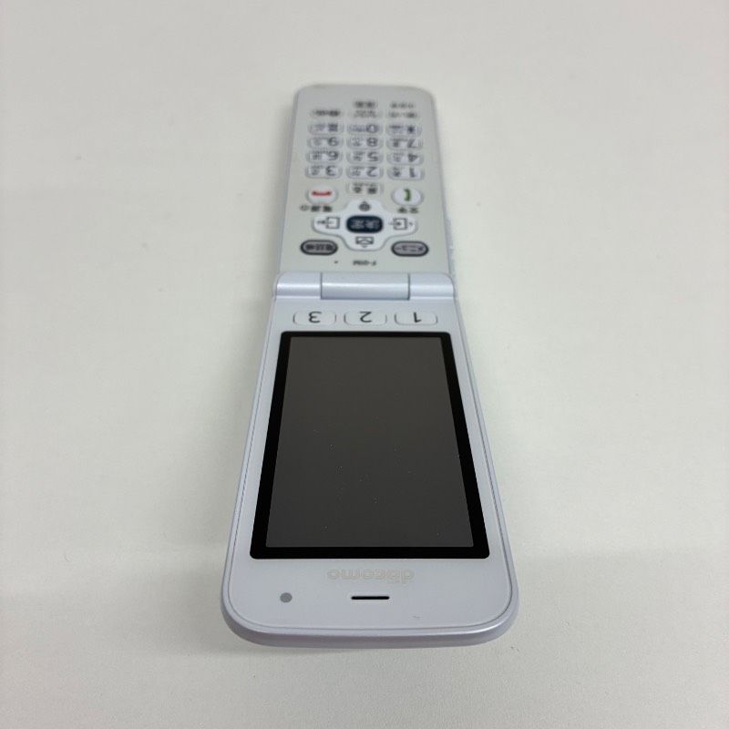 docomo F-01M White ドコモ らくらくホン 携帯電話 本体 ホワイト 白