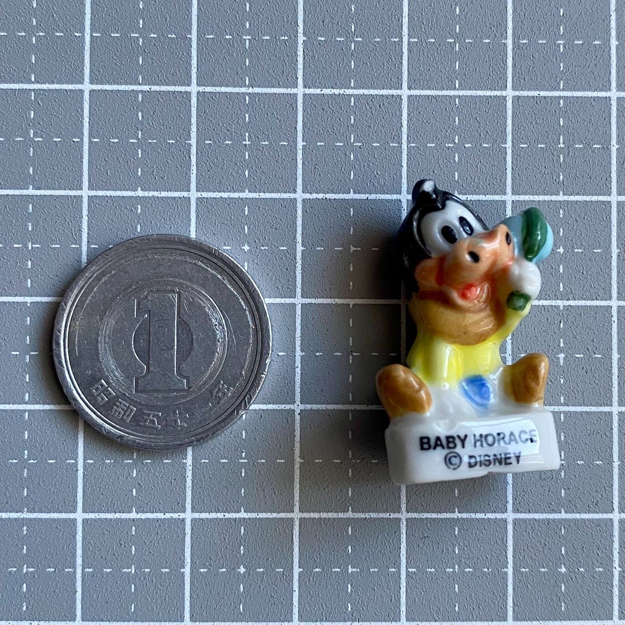 ディズニー　ミッキー　フェーブ　ベイビー　フランス　赤ちゃん　雑貨　UM067 ベイビーホーレスのフェーブ ※欠けあり／ディズニー／赤ちゃん