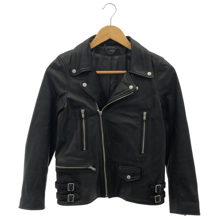 Sisii (シシ) □ ①③ カウレザーダブルライダースジャケット