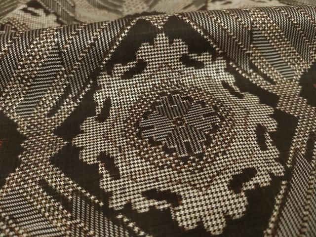 平和屋着物●本場大島紬　龍郷絣　花菱文　正絹　逸品　AABF0954ck 平和屋着物○本場大島紬 龍郷絣 花菱文 正絹 逸品 AABF0953ck 【公式通販】