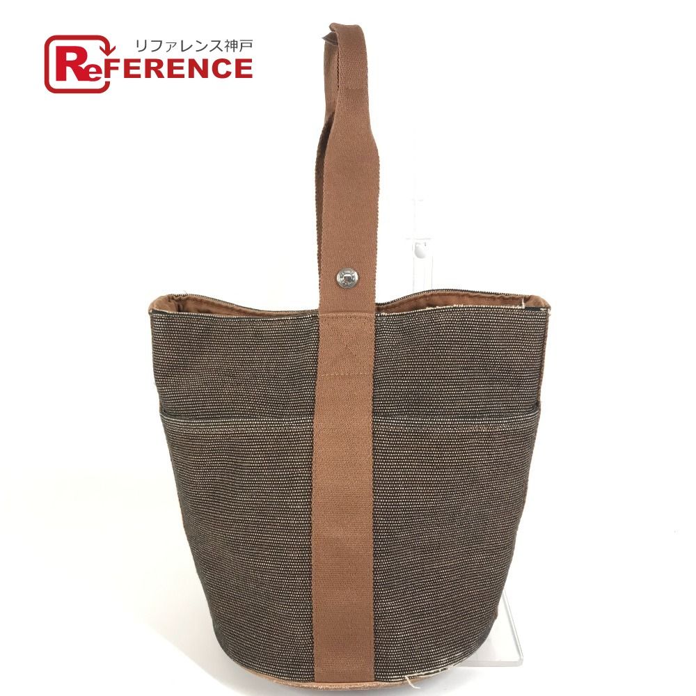 HERMES エルメス ハンドバッグ サクソーMM サクソー MM キャンバス