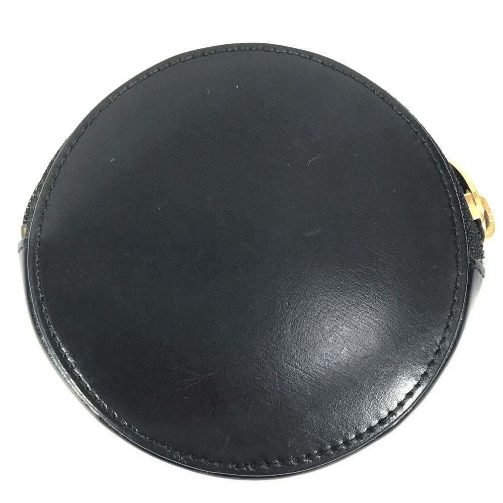 CARTIER カルティエ コインケース パンテール ロゴ レザー ブラック