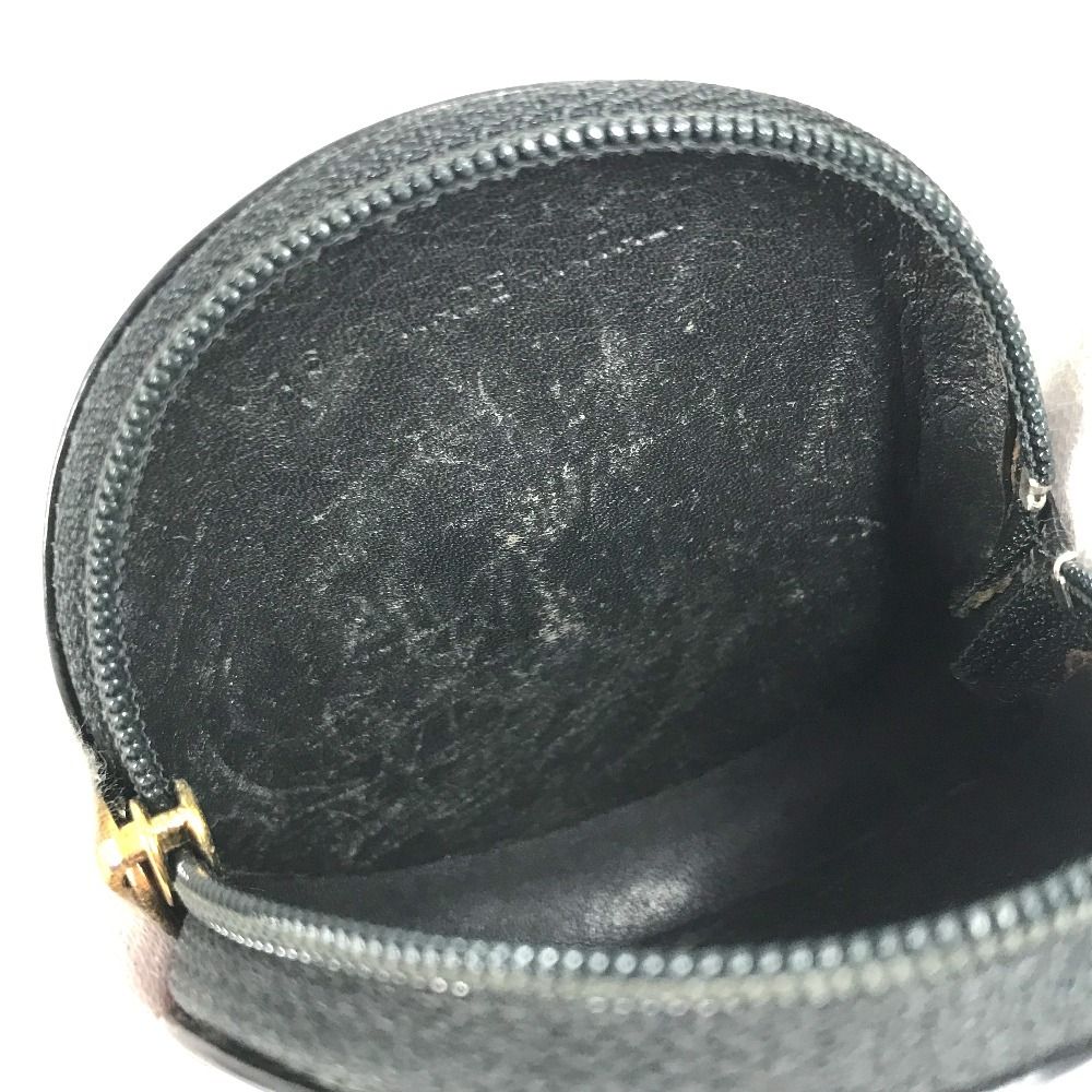 CARTIER カルティエ コインケース パンテール ロゴ レザー ブラック