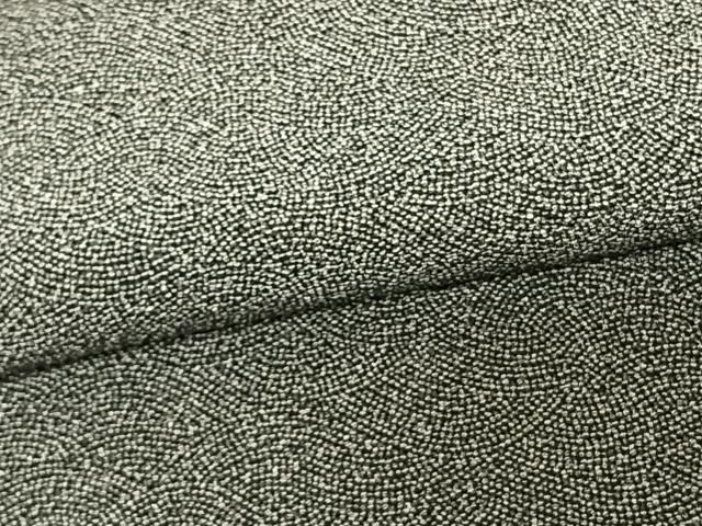 平和屋着物○江戸小紋 作家物 鮫小紋柄 草木染 正絹 逸品 AABF0331fy