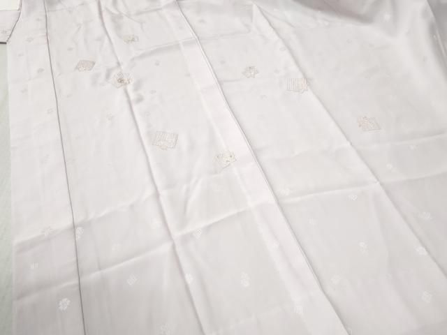 平和屋着物●中国三大刺繍　スワトウ刺繍　長襦袢　無双仕立て　源氏香花蝶文　淡紅藤色　金糸　正絹　逸品　CABB4570yc 平和屋着物○中国三大刺繍 スワトウ刺繍 長襦袢 無双仕立て 源氏香花蝶