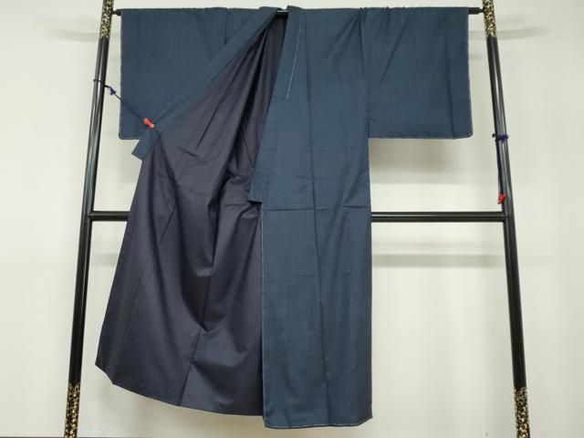 平和屋着物○男性 本場大島紬 アンサンブル 長羽織 100亀甲 総詰め