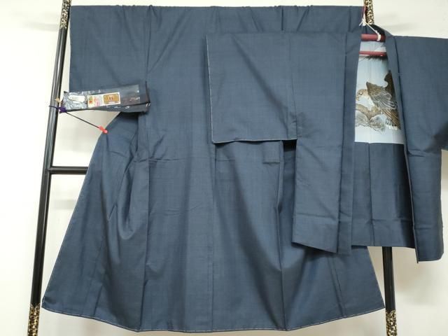 平和屋着物●男性　紬　アンサンブル　長羽織　100亀甲　総詰め　正絹　逸品　未使用　DABD9496ud 平和屋着物○男性 本場大島紬 アンサンブル 長羽織 100亀甲 総詰め