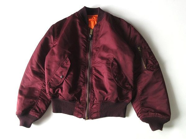 希少カラー USA製 90sビンテージ ALPHA INDUSTRIES アルファ
