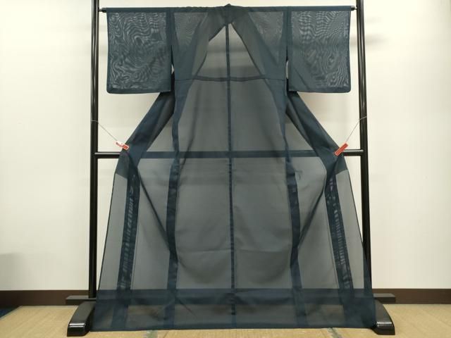 平和屋着物＊夏物　色無地　絽　ロング丈　褐返色　洗える着物　CABB9695ze 平和屋着物＊夏物 色無地 絽 ロング丈 褐返色 洗える着物 CABB9695ze