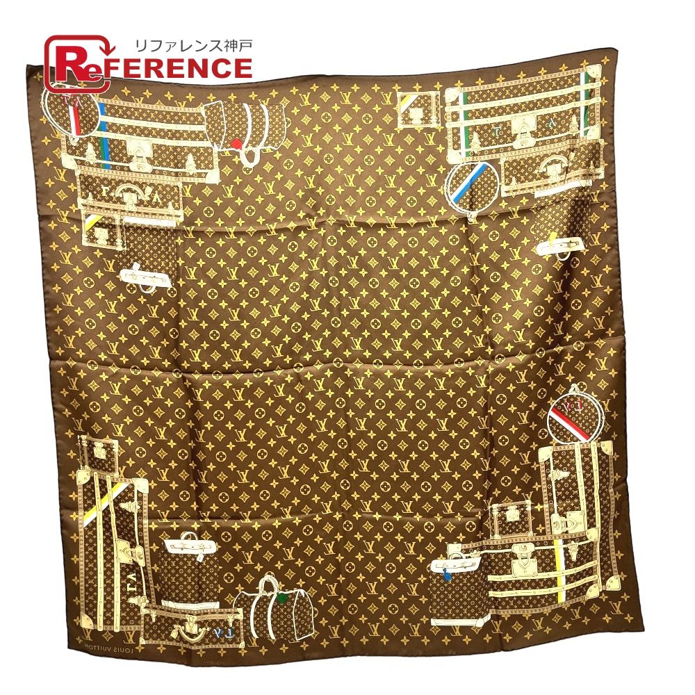 LOUIS VUITTON ルイヴィトン スカーフ カレ・モノグラム トランク