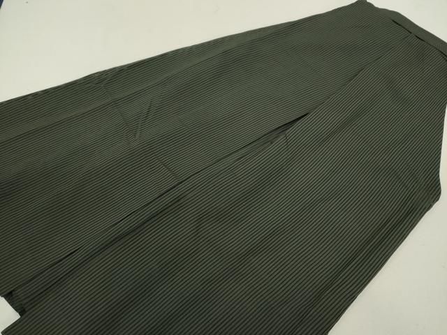 平和屋着物＊夏物 男性 馬乗り袴 縦絽 縞 正絹 逸品 CABB9626ze - メルカリ